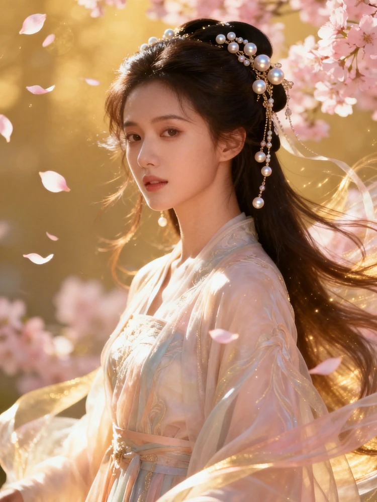 唯美古风仙气人像