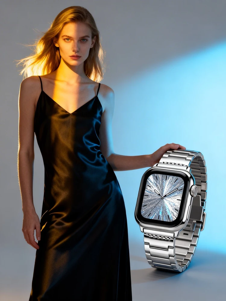 欧美模特手持产品大片