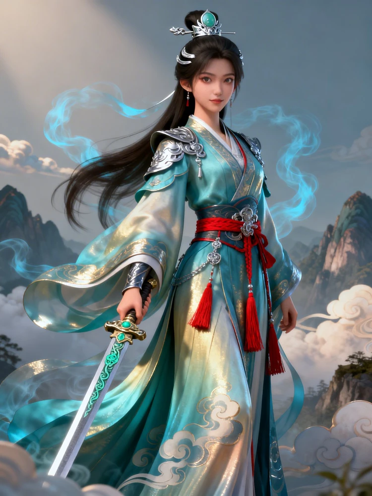 国漫仙侠3D角色写真