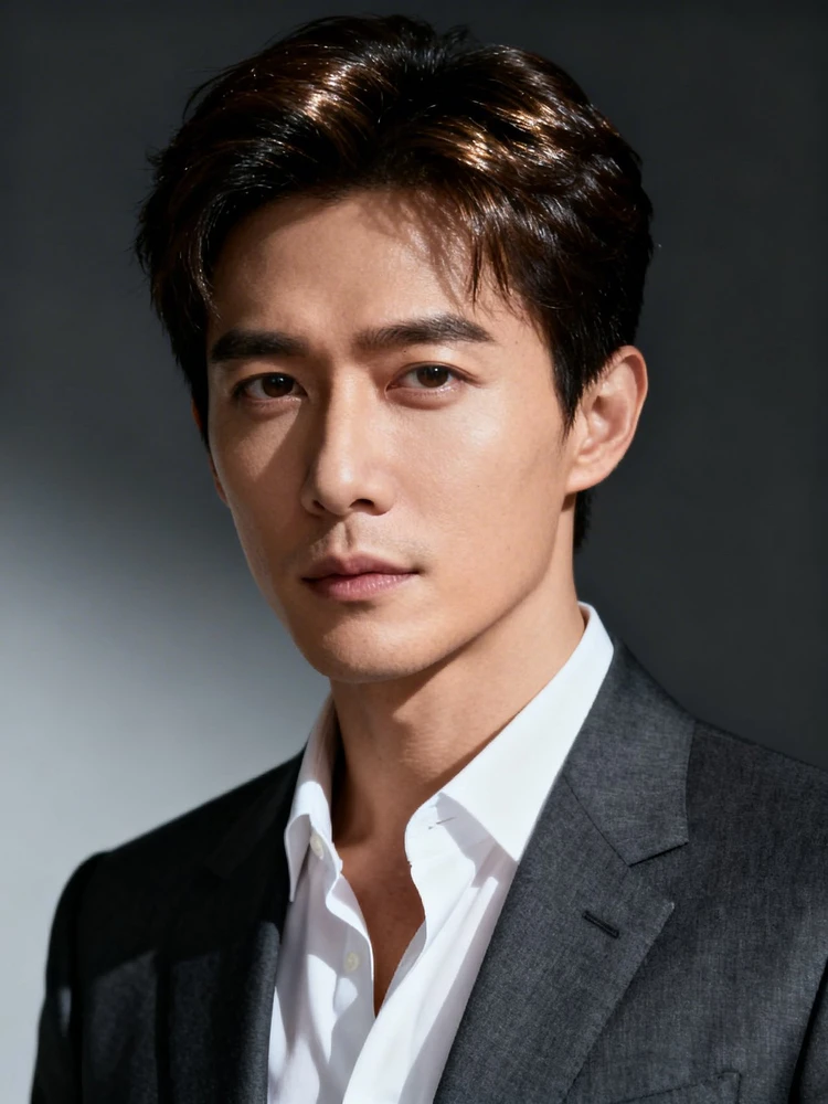 冷峻总裁质感写真