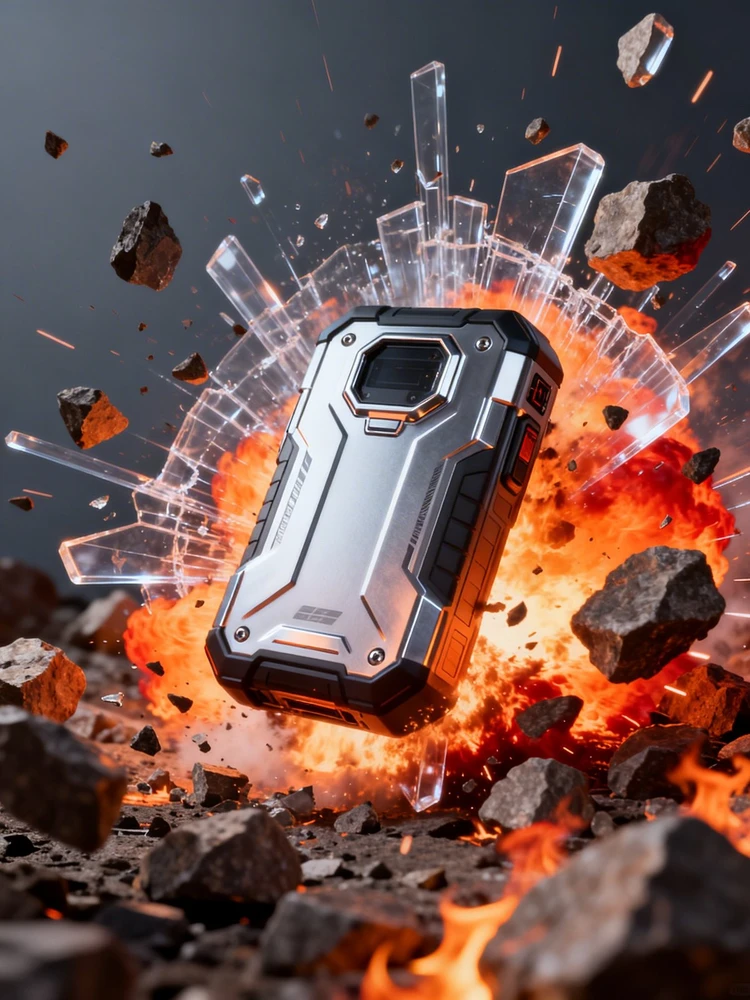 产品爆燃冲击海报