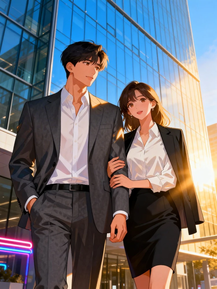 都市韩漫总裁情侣写真