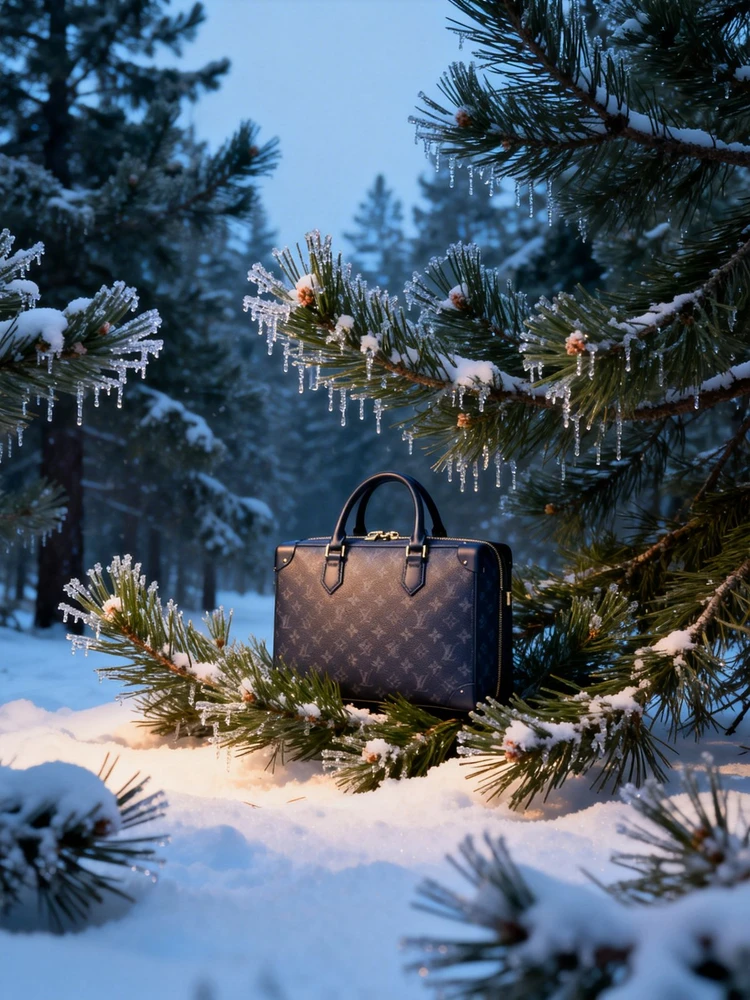 冬日松林商品氛围图