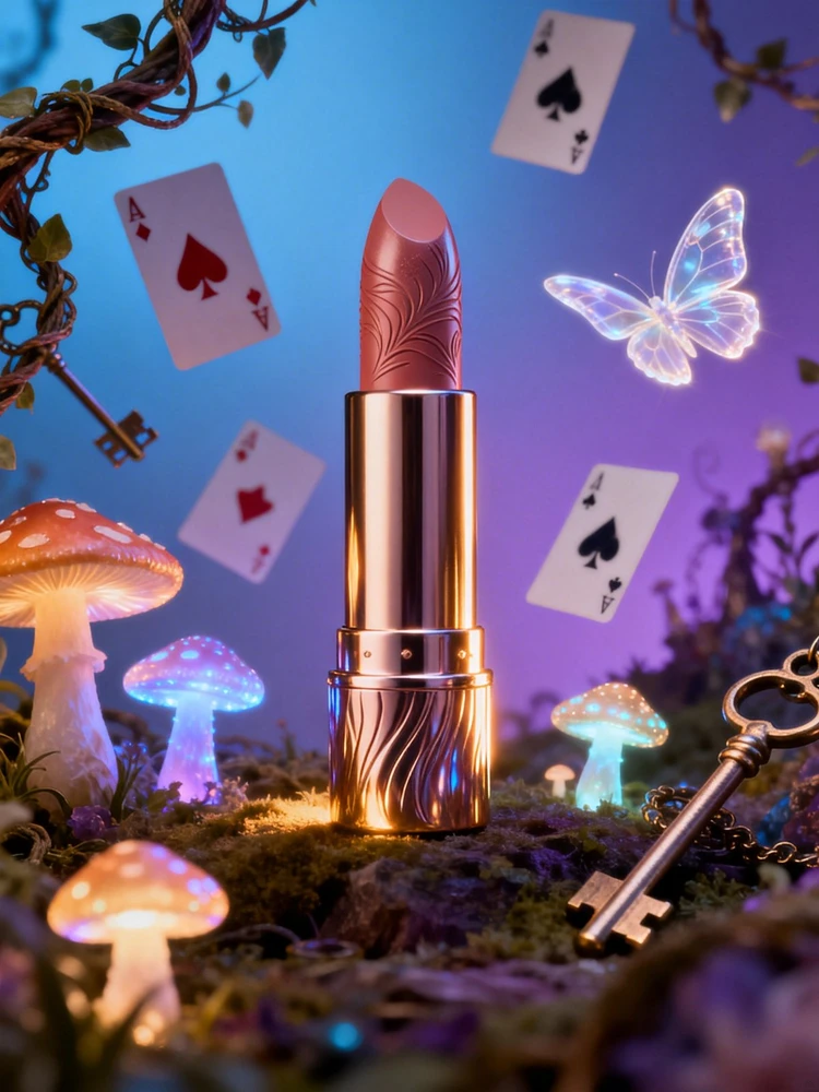 爱丽丝奇境口红大片