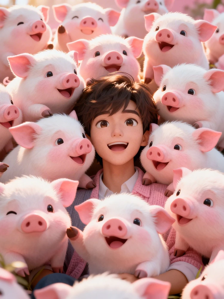 萌趣四格漫画围绕感