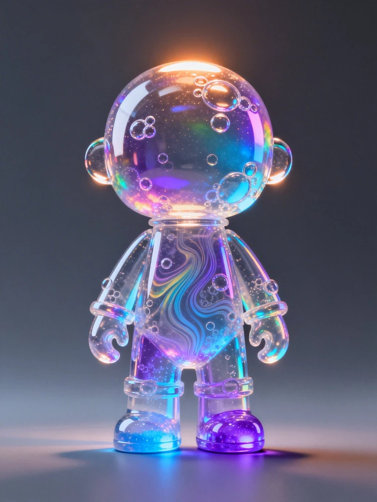 果冻玩偶质感重塑