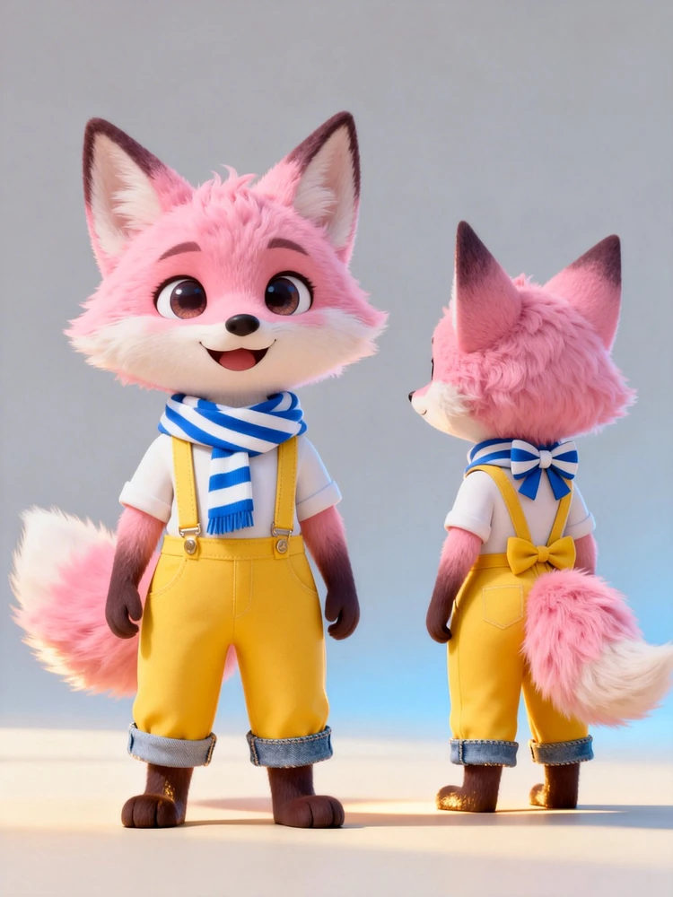 IP角色三视图生成器