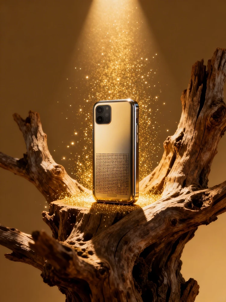 自然金辉产品氛围海报