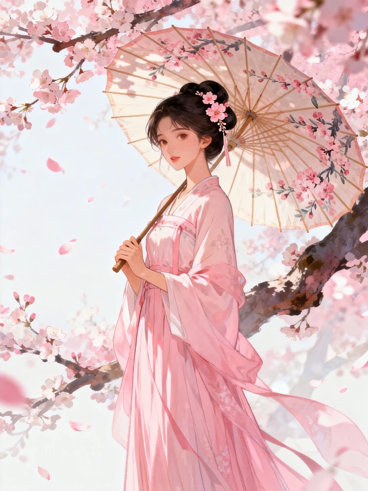 古风花神小说封面图