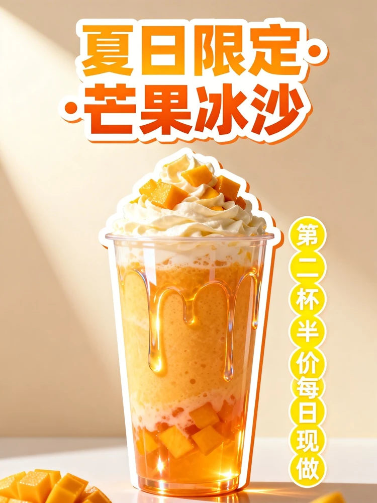 商品爆款异形立牌海报