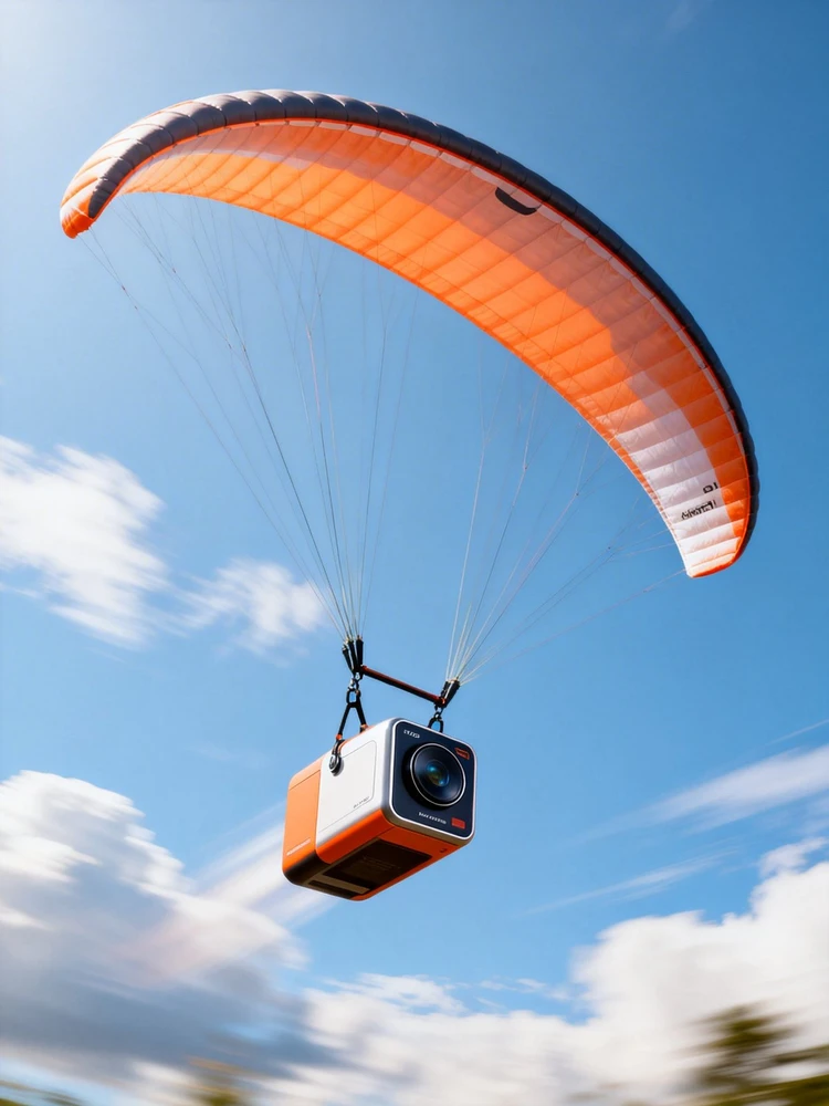 商品滑翔伞飞天海报