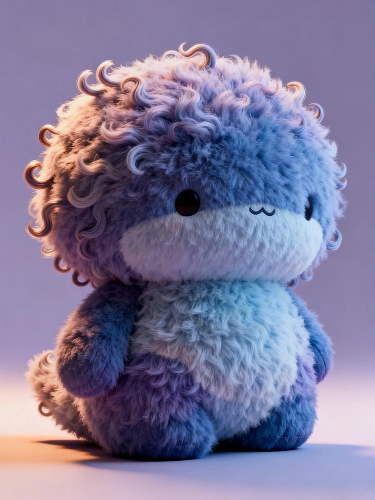 一键毛绒玩偶质感