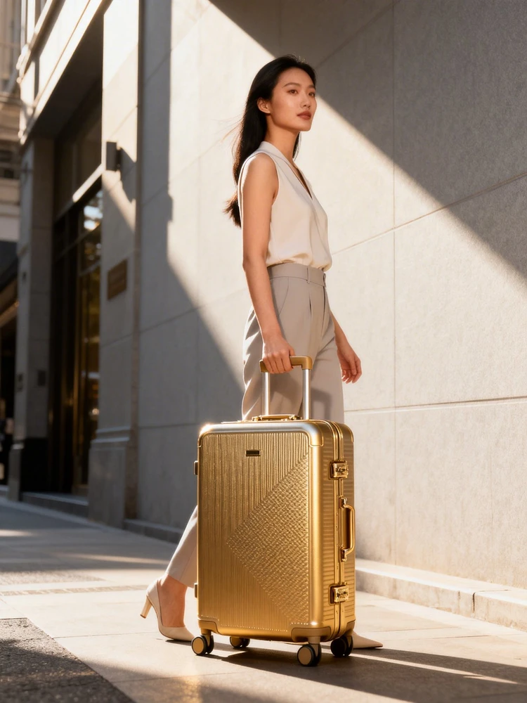 行李箱模特场景图