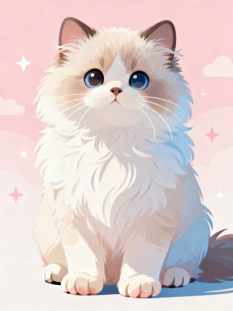 萌宠治愈手绘头像