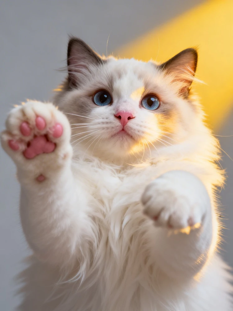 萌宠广角自拍照