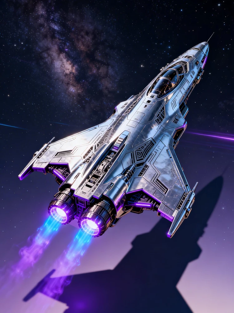 科幻飞船载具概念图
