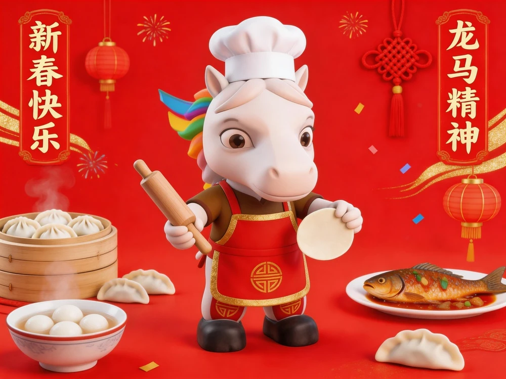 马年新春IP表情图