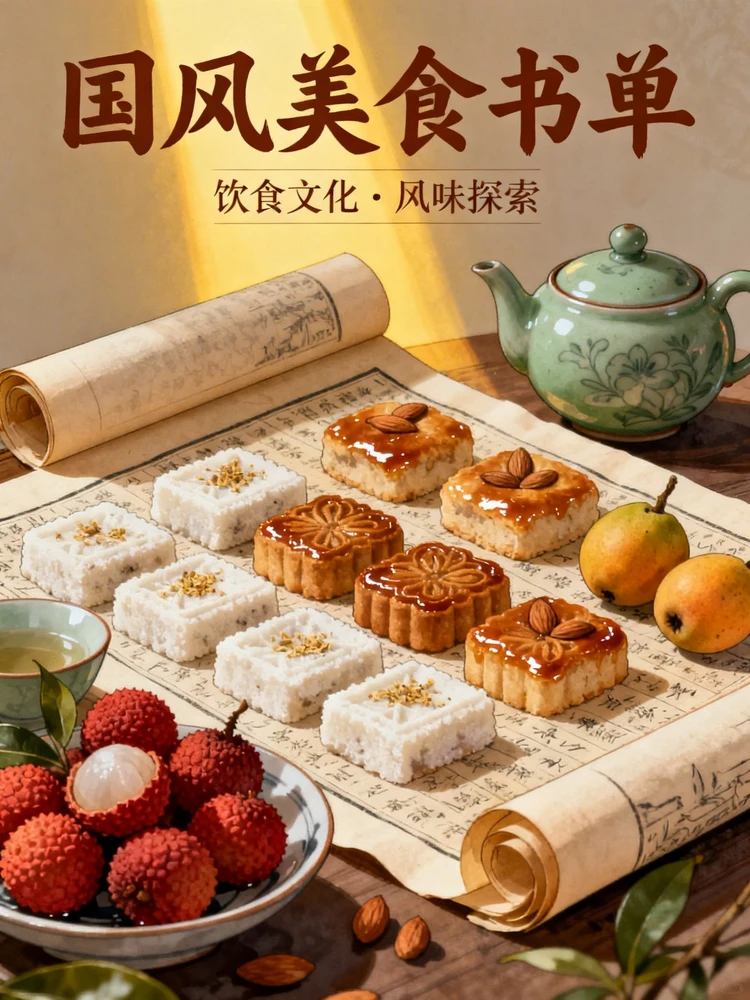 国风美食书单封面
