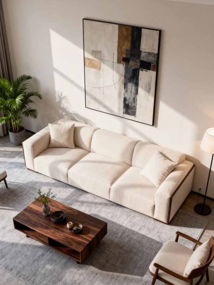 俯拍家居空间设计图