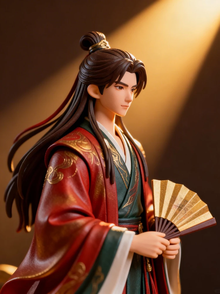 古风男主手办写真