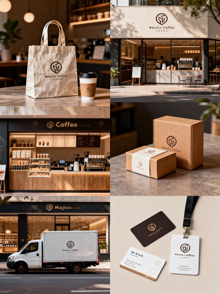 品牌VI全套场景展示图