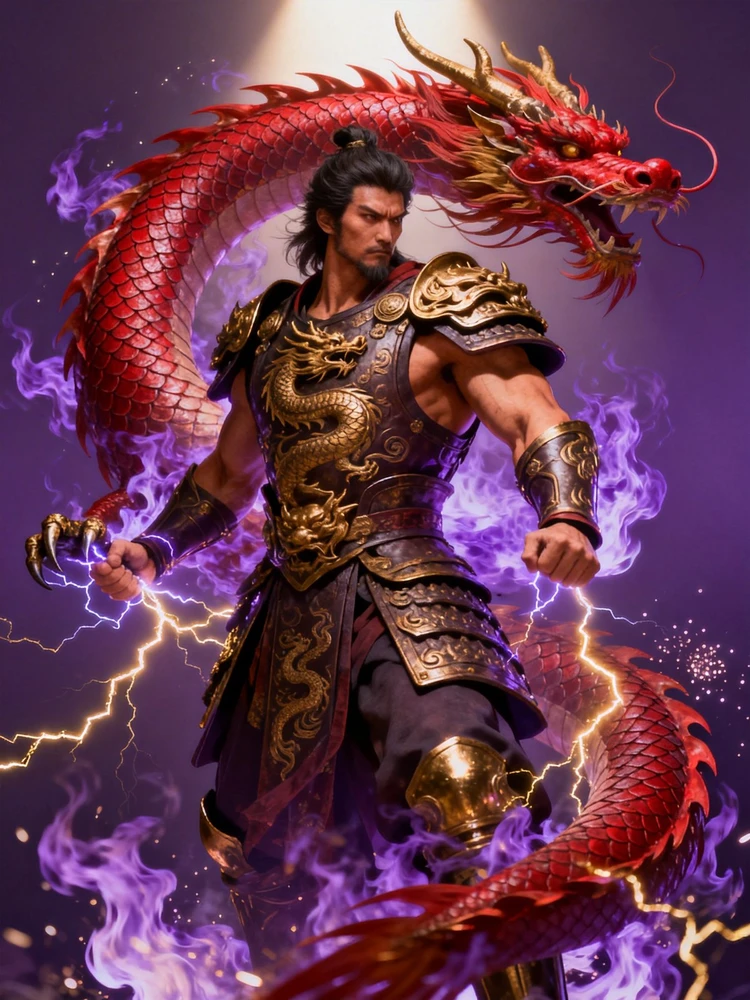 真龙护体战神写真