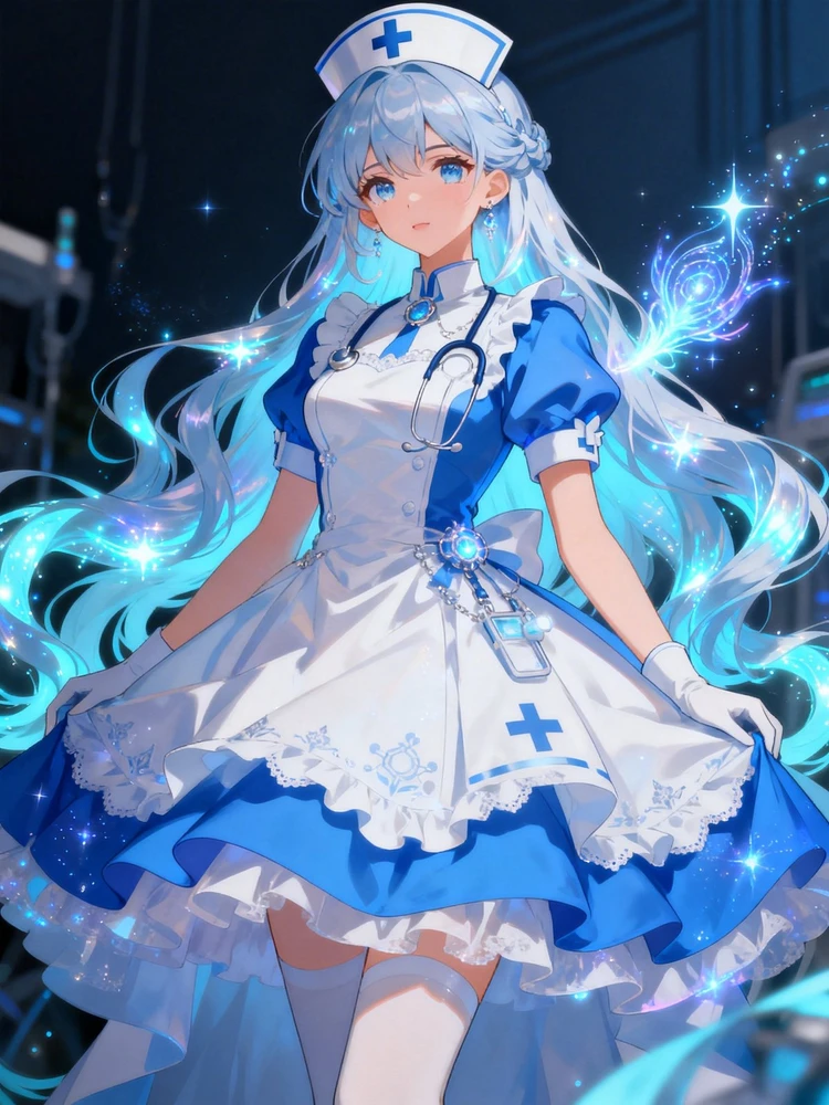 梦幻护士二次元角色写真