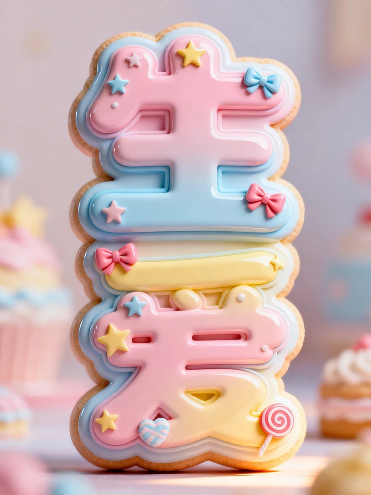 可爱节日卡通Logo字效