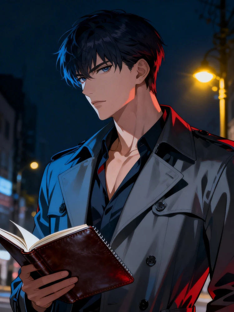 悬疑小说男主漫画人设