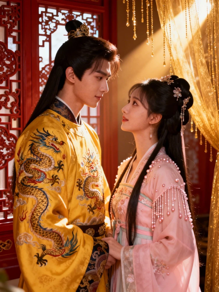 古风甜宠双人短剧封面