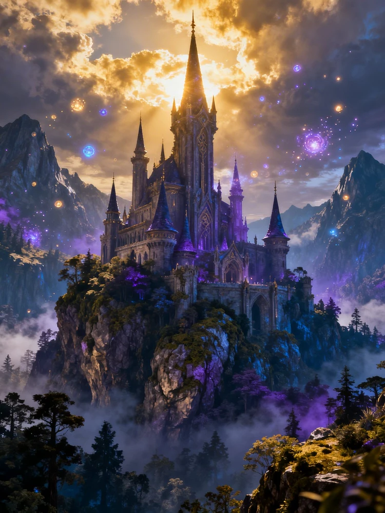 奇幻3D游戏场景生成