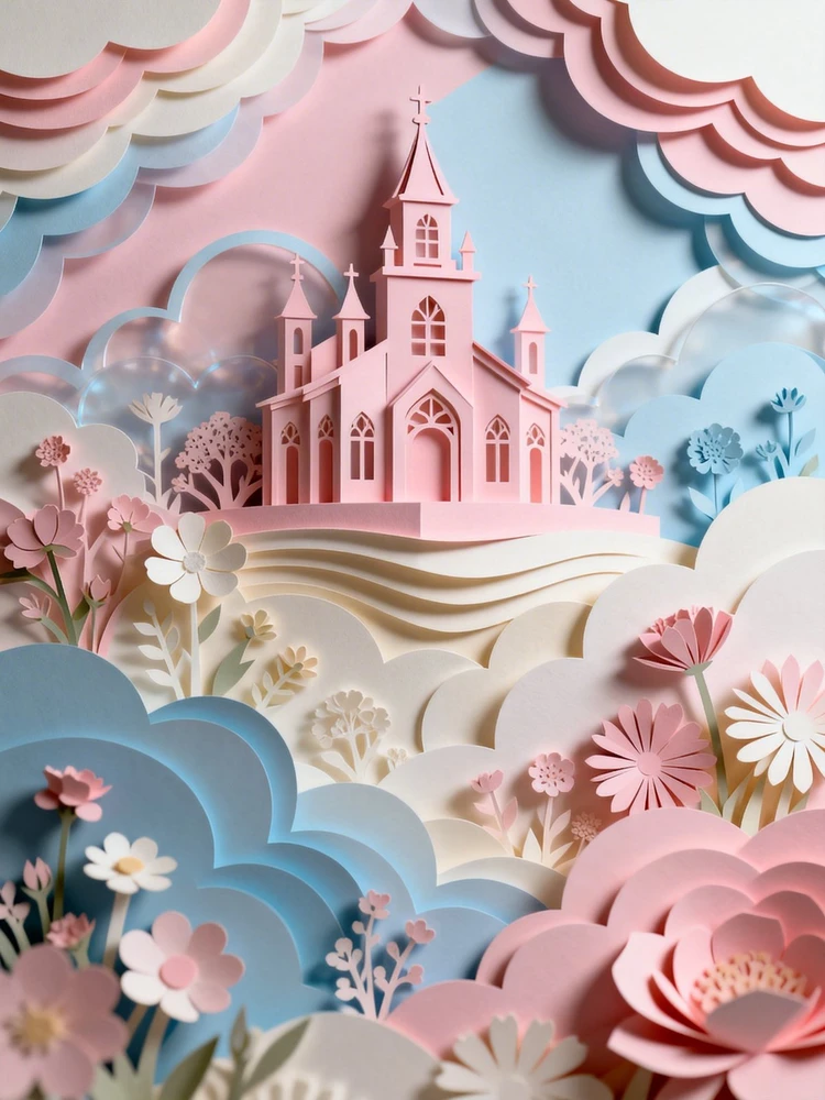 照片变梦幻剪纸童话