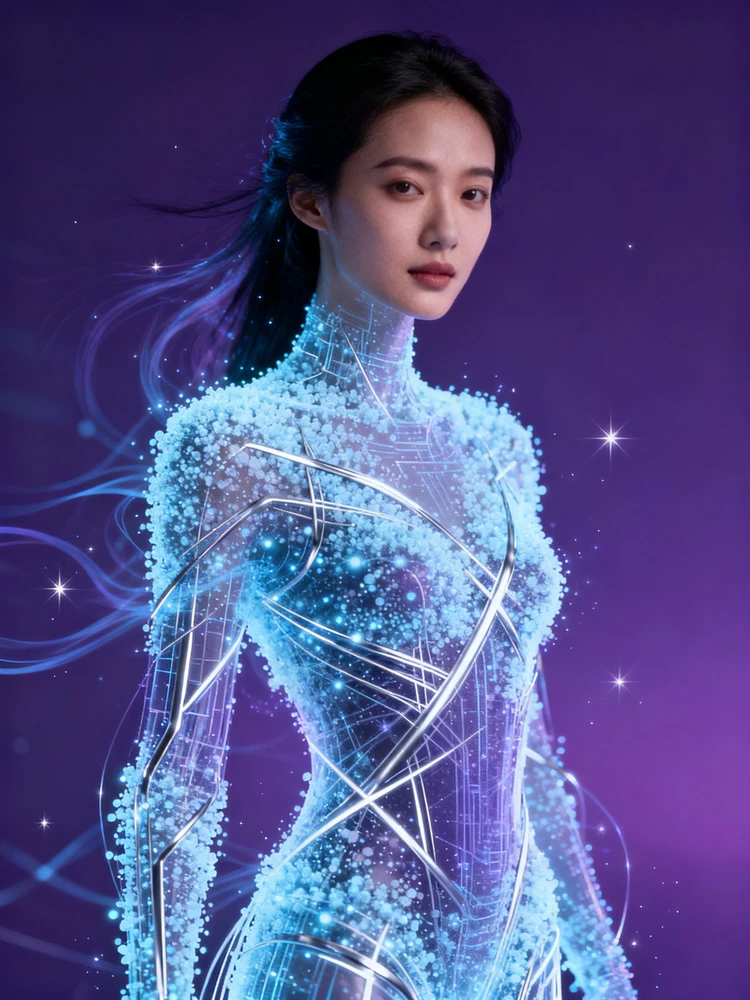 粒子光效人物写真