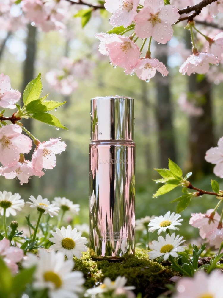 春日森林系美妆产品大片