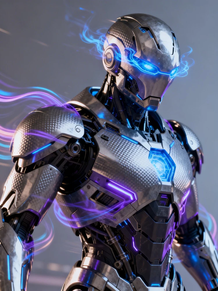 机甲战士变身照