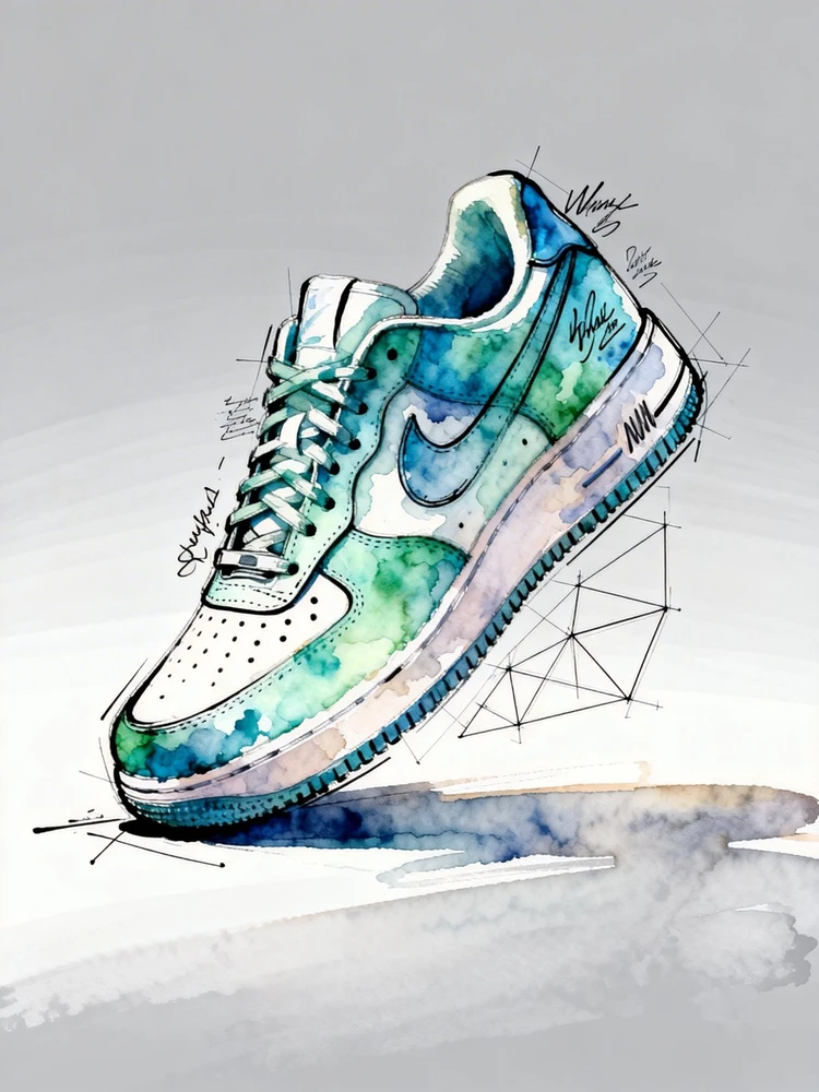 水彩涂鸦概念设计图