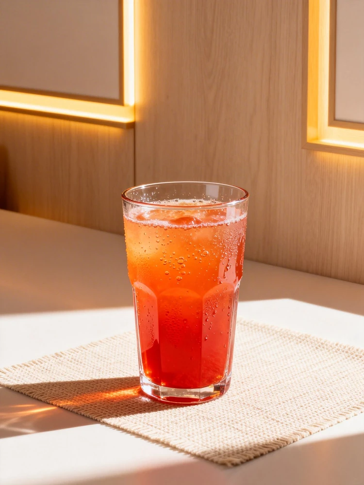 饮料高级感商品海报