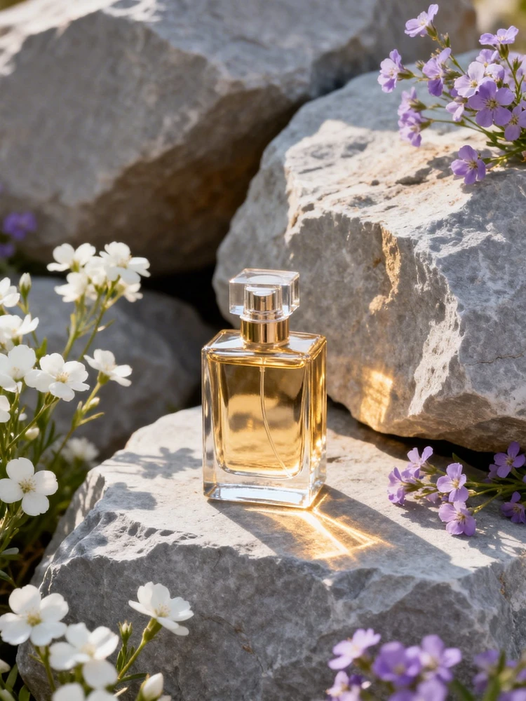 自然岩石光影商品大片