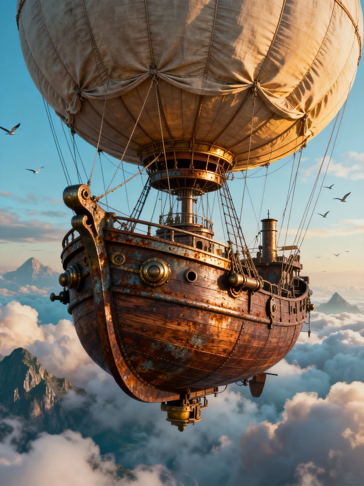 奇幻飞艇载具重塑