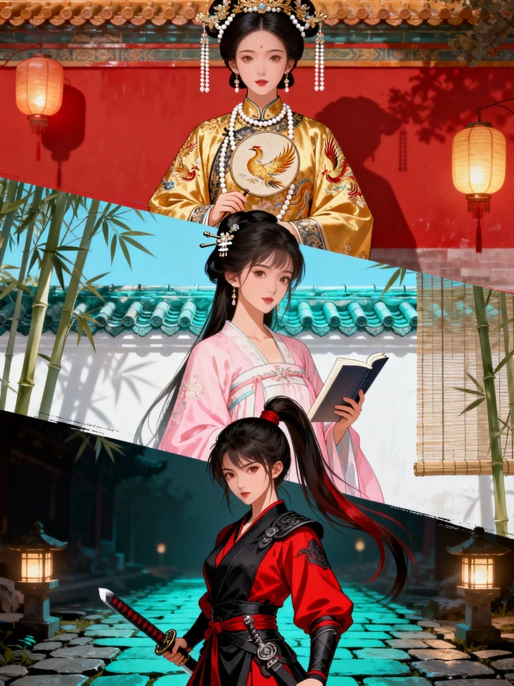 古风女主角色立绘生成