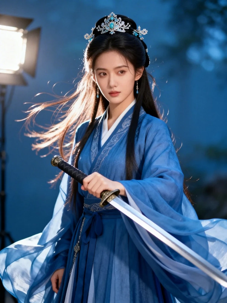 古风侠女真人角色照