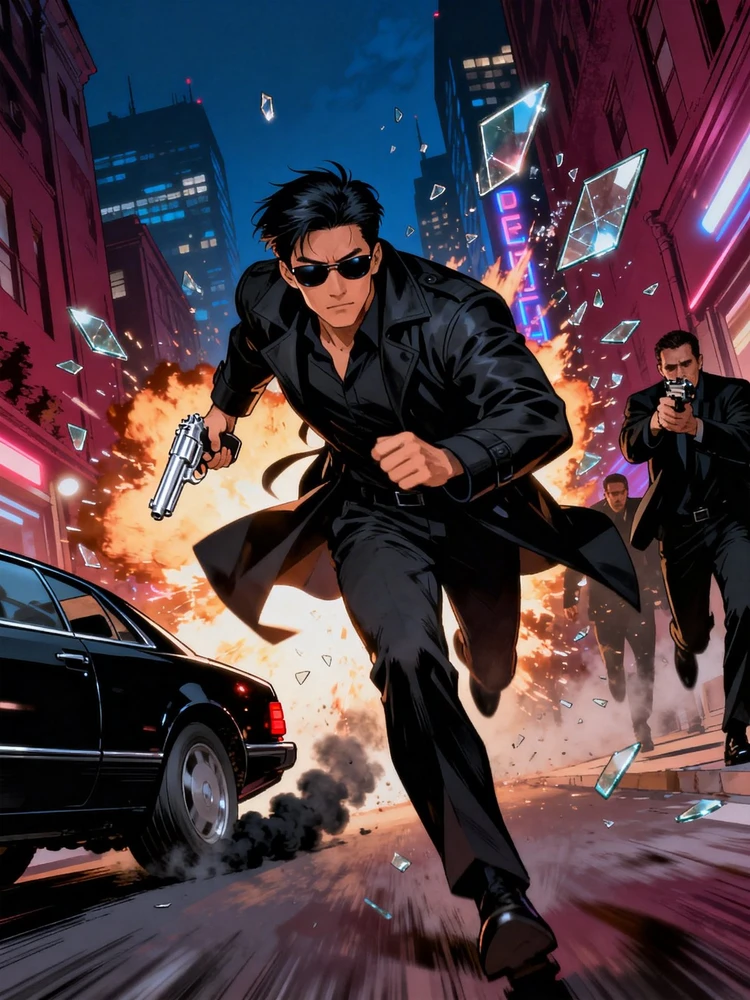 黑帮追捕漫画封面