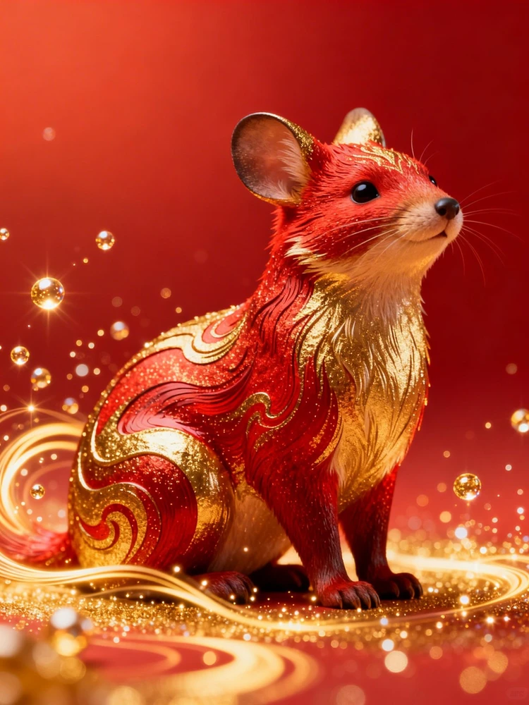 生肖金辉新年海报