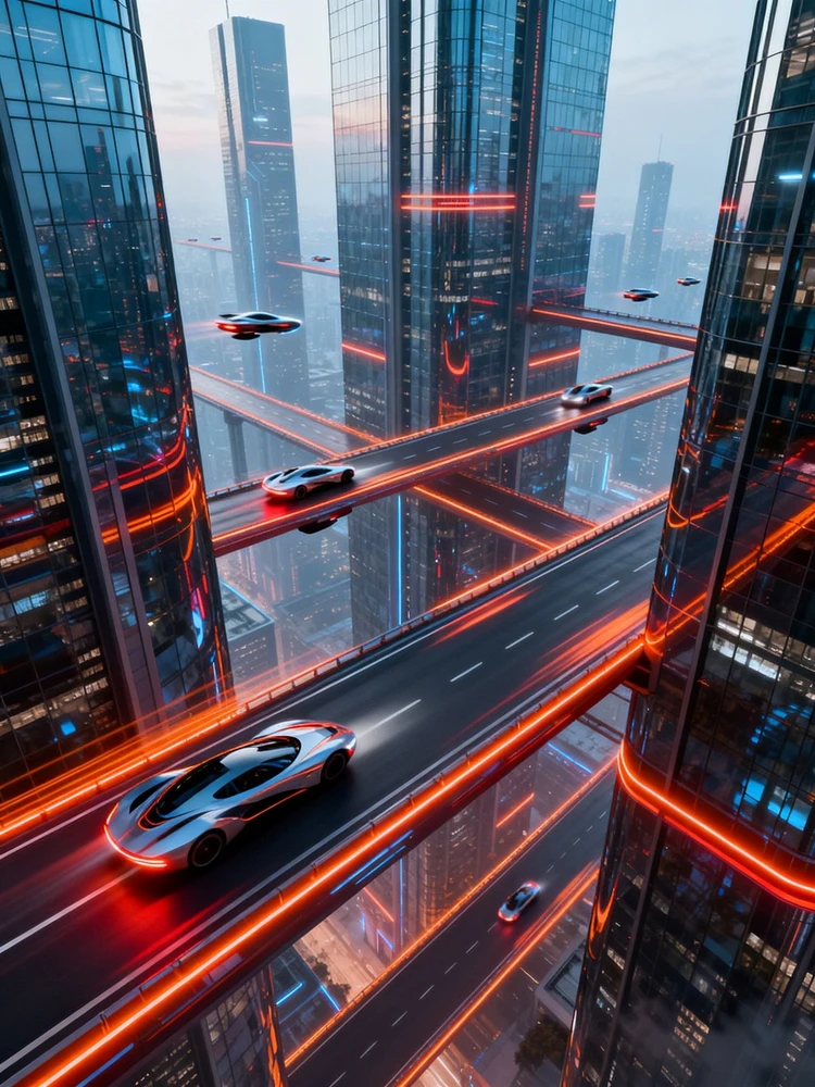 未来科幻城市街景生成器