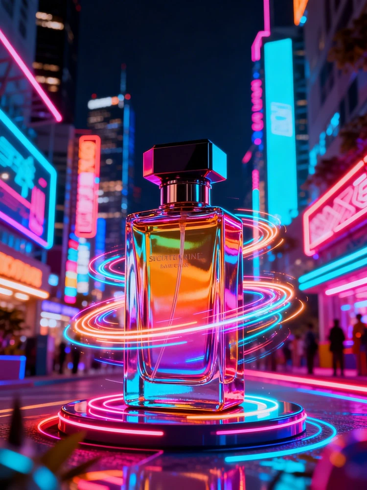 潮流霓虹产品广告海报