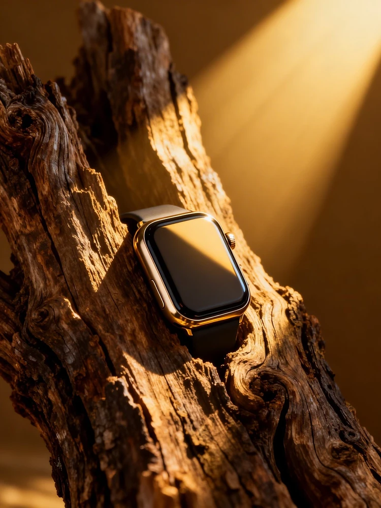 户外暖光朽木产品海报