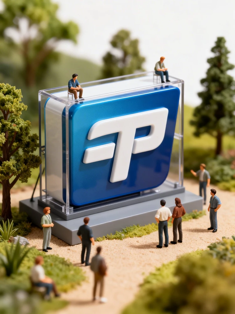 Logo微缩摄影海报