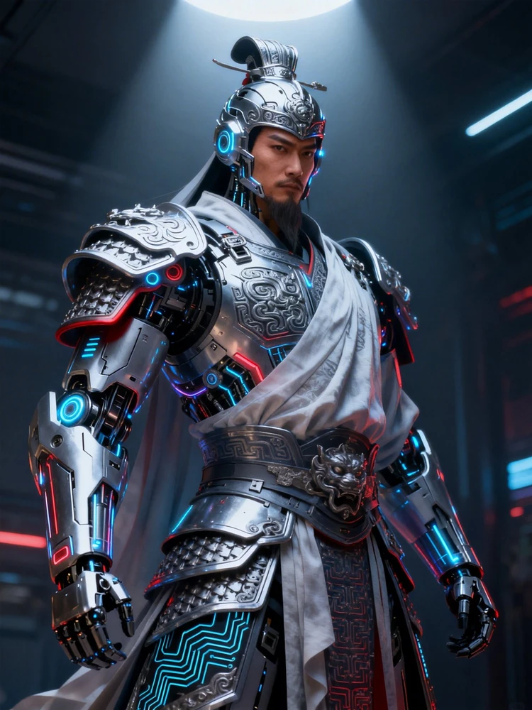 赛博武将机甲化身