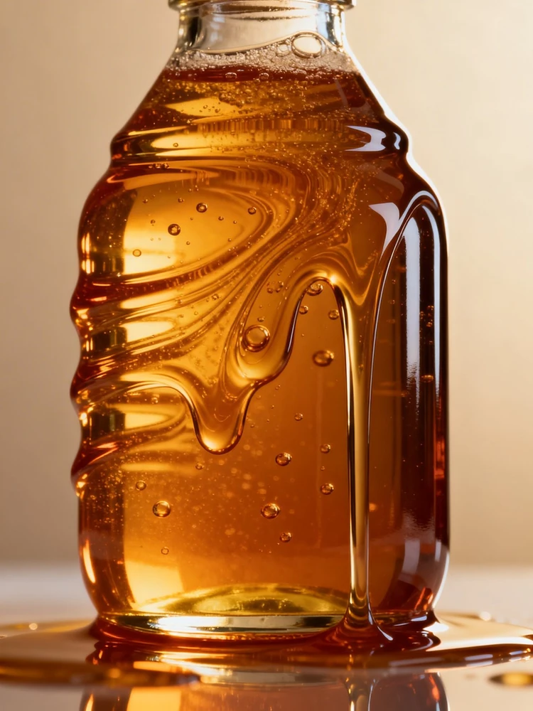 琥珀糖浆高端商品海报