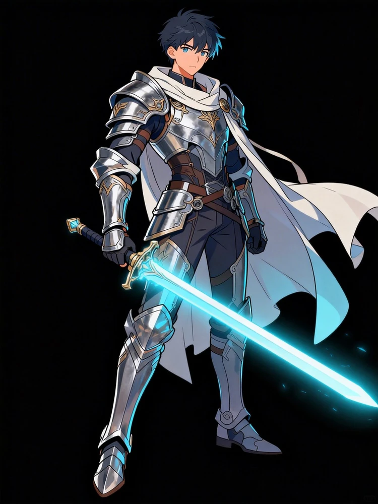 二次元战斗角色立绘